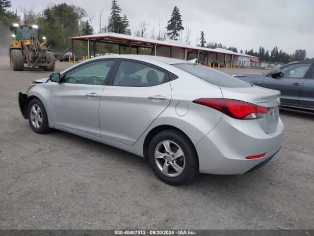 5NPDH4AE9FH643308 Hyundai ELANTRA SE