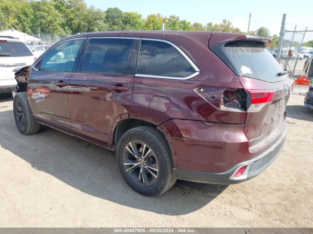 5TDBZRFH5KS746539 Toyota Highlander Le