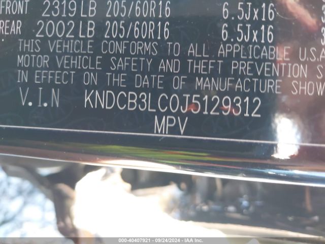 KNDCB3LC0J5129312 KIA NIRO LX