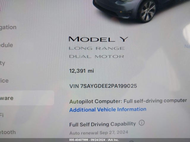 2023 TESLA MODEL Y 7SAYGDEE2PA199025 Photo 6