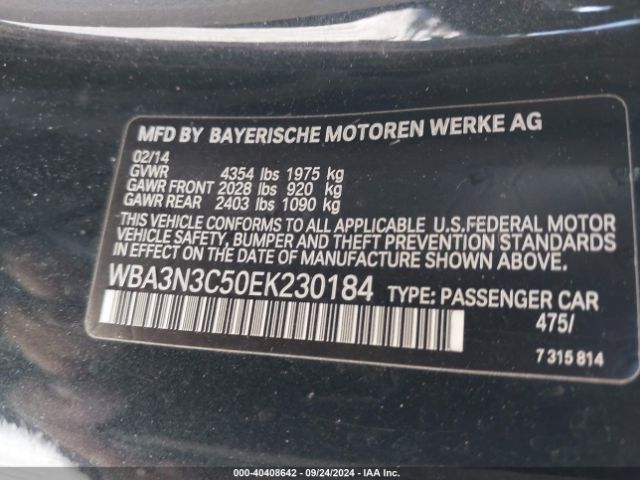 WBA3N3C50EK230184 BMW 428i