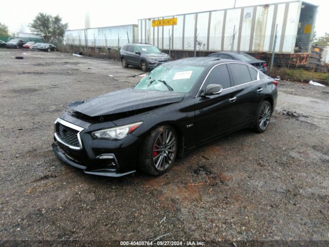 JN1FV7AR9JM480375 Infiniti Q50 3.0t Red Sport 400