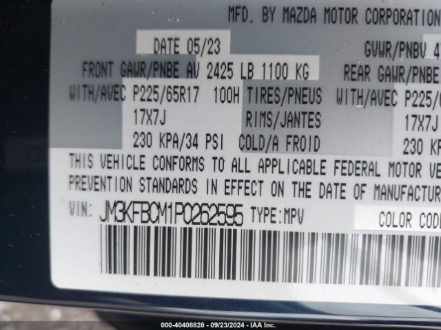 JM3KFBCM1P0262595 Mazda Cx-5 2.5 S Preferred