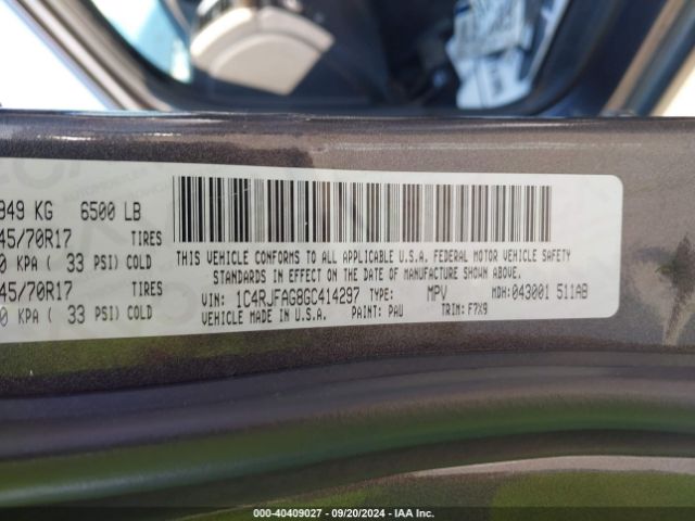 1C4RJFAG8GC414297 Jeep Grand Cherokee Laredo