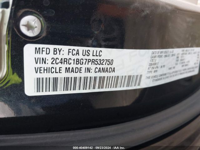 2023 CHRYSLER PACIFICA 2C4RC1BG7PR532750 Photo 8