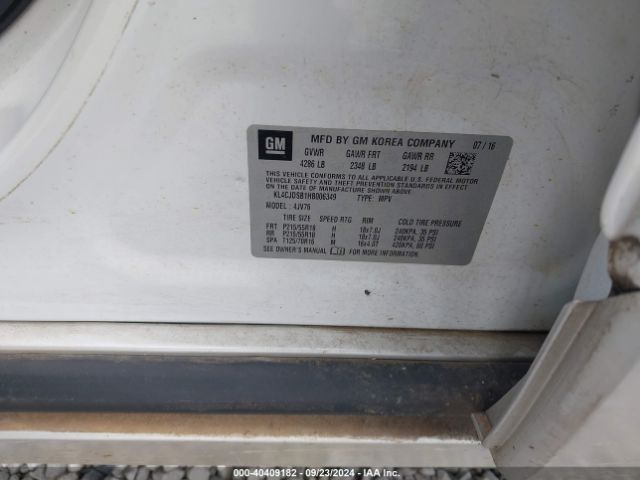 2017 BUICK ENCORE KL4CJDSB1HB006349 Photo 8