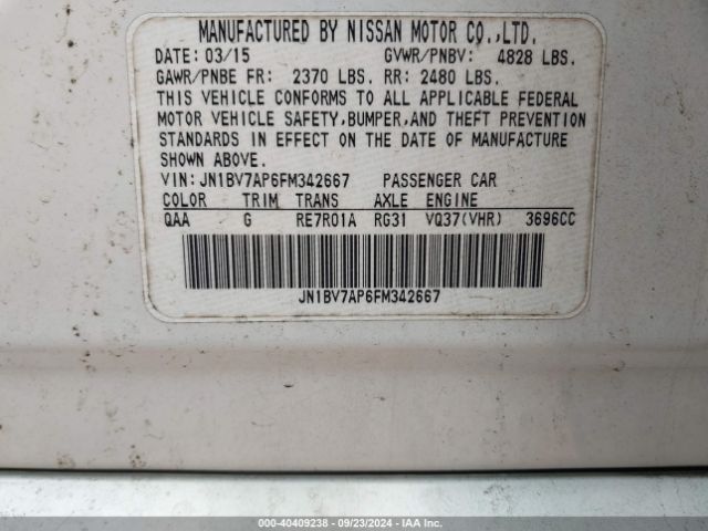 JN1BV7AP6FM342667 Infiniti Q50 Premium/sport