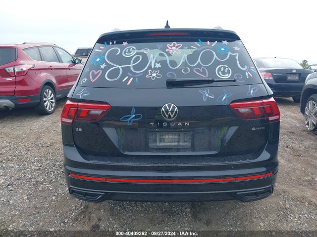 3VV8B7AXXNM170499 Volkswagen Tiguan 2.0t Se R-line Black