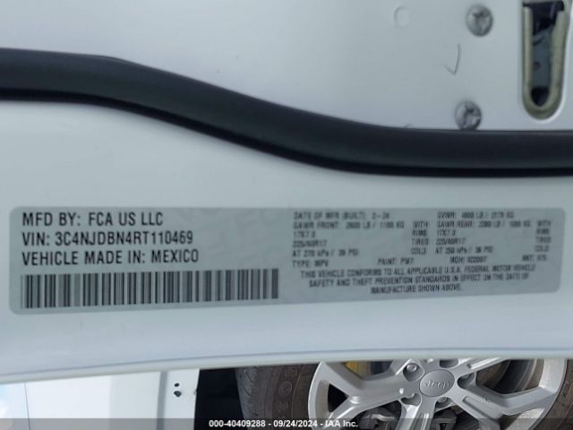 3C4NJDBN4RT110469 Jeep Compass Latitude 4x4
