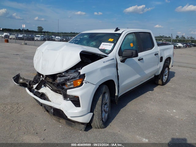 Chevrolet Silverado 1500 2wd  Short Bed Custom 2023 3GCPABEK0PG207348 Image 2