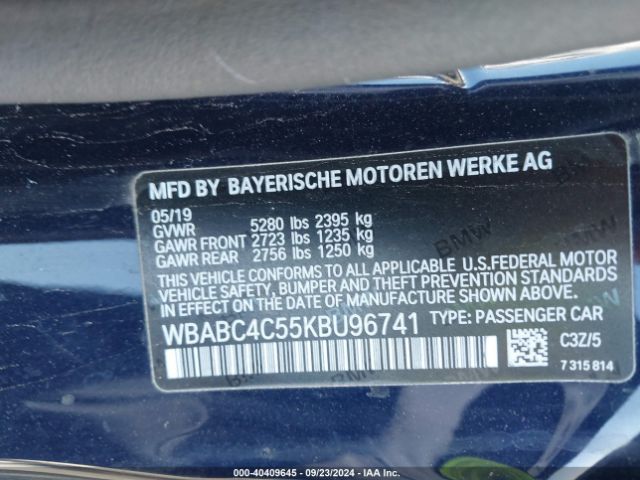 WBABC4C55KBU96741 BMW M850i Xdrive