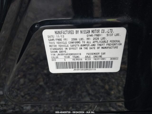 JN1BY1AR2EM320119 Infiniti Q70 3.7x