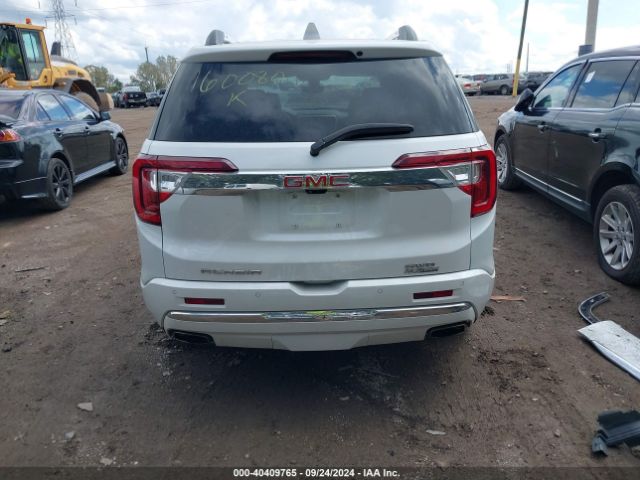 1GKKNXLS2MZ160080 GMC Acadia Awd Denali