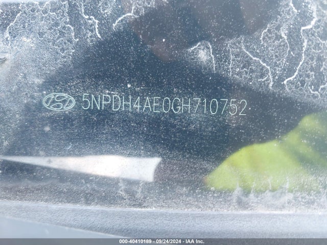 Hyundai ELANTRA SE 2016 5NPDH4AE0GH710752 Image 9