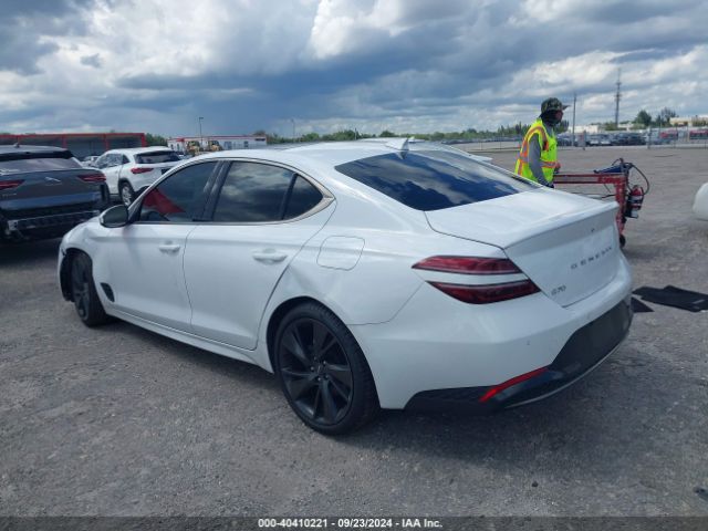 KMTG34TA2PU108318 Genesis G70 2.0t Rwd
