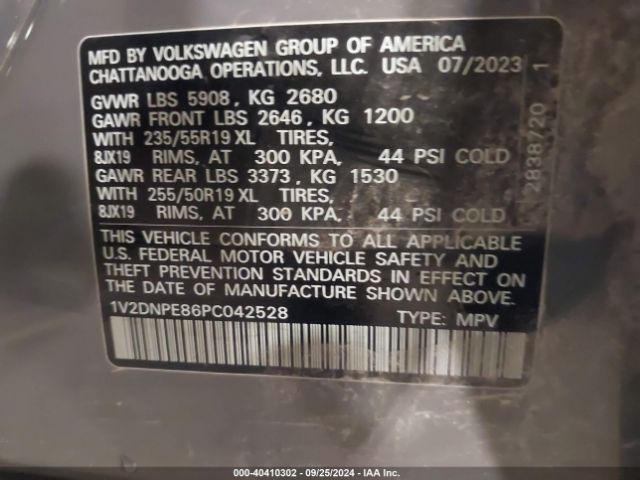 1V2DNPE86PC042528 Volkswagen Id.4 Awd Pro