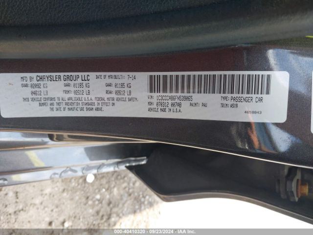 1C3CCCAB6FN539065 Chrysler 200 Limited