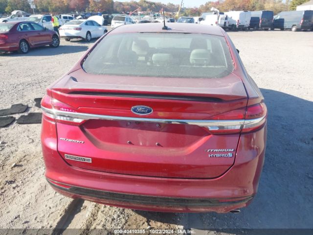3FA6P0RU6JR162878 Ford Fusion Hybrid Titanium