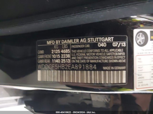 WDDGF5HB2EA891884 Mercedes-Benz C 350 Sport