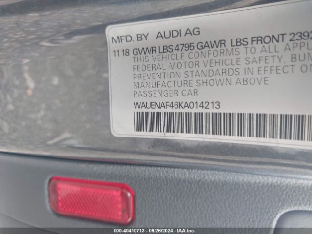 WAUENAF46KA014213 Audi A4 45 Premium