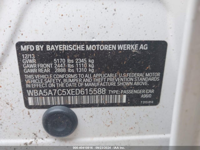 WBA5A7C5XED615588 BMW 528i Xdrive
