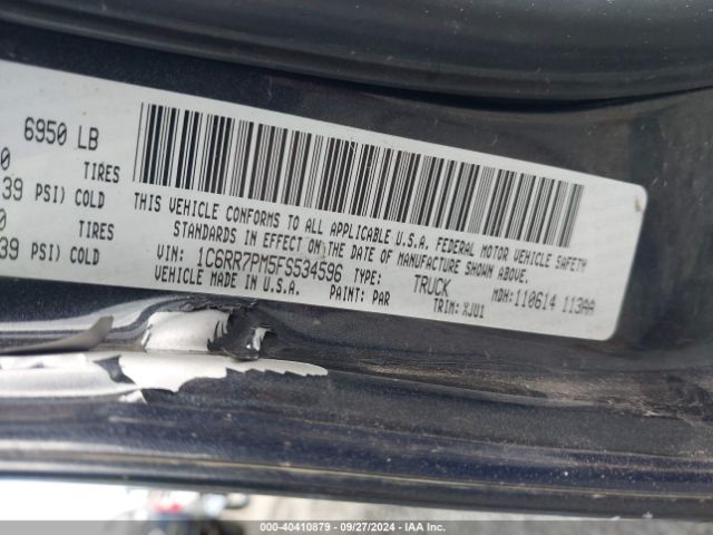1C6RR7PM5FS534596 RAM 1500 Laramie Longhorn