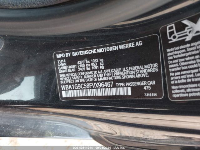 WBA1G9C58FVX96467 BMW 228I