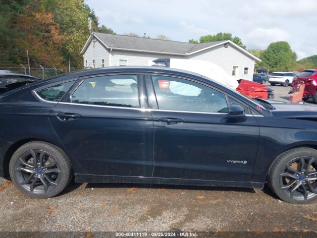 3FA6P0LUXJR219799 Ford Fusion Hybrid Se