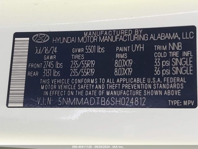 5NMMADTB6SH024812 Genesis Gv70 2.5t Awd