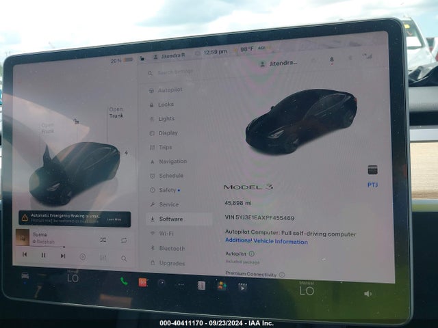 2023 TESLA MODEL 3 5YJ3E1EAXPF455469 Photo 6