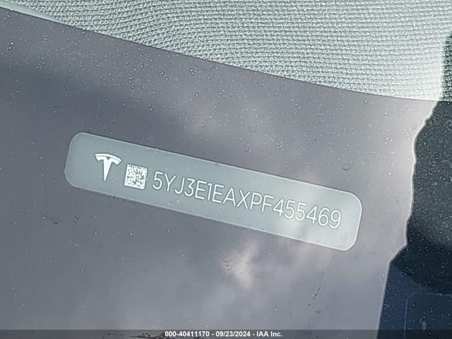 2023 TESLA MODEL 3 5YJ3E1EAXPF455469 Photo 8