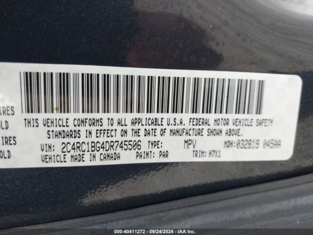 2013 CHRYSLER TOWN & COUNTRY 2C4RC1BG4DR745506 Photo 8