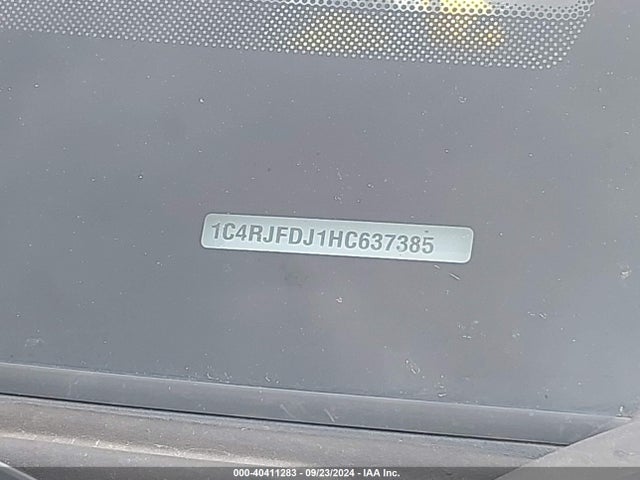 1C4RJFDJ1HC637385 Jeep Grand Cherokee Srt 4x4