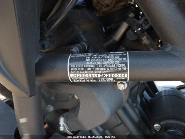 2016 HONDA CTX700 JH2RC6841GK200044 Photo 9