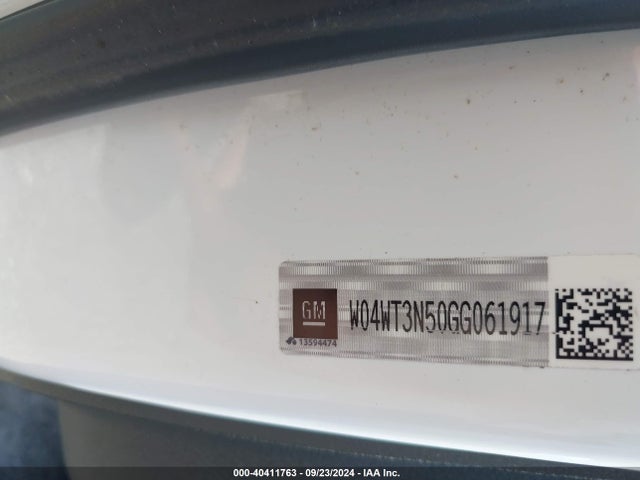 W04WT3N50GG061917 Buick Cascada Premium