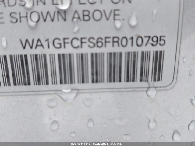 WA1GFCFS6FR010795 Audi Q3 2.0t Premium Plus