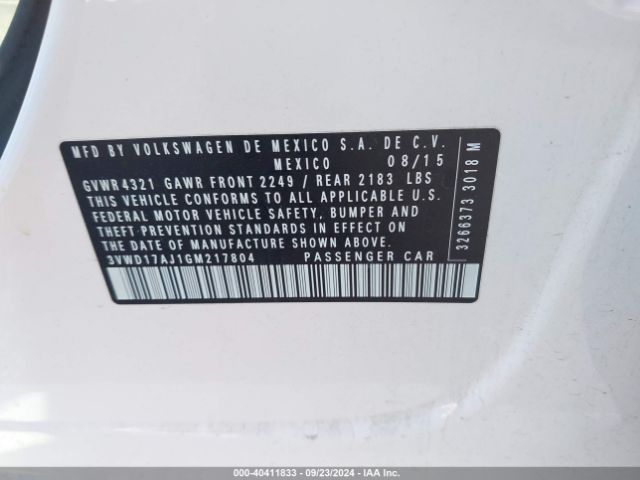 3VWD17AJ1GM217804 Volkswagen Jetta 1.8t Sport