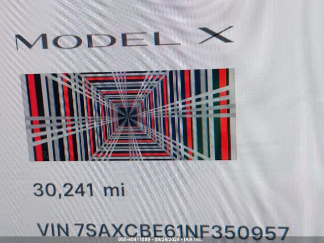 7SAXCBE61NF350957 Tesla Model X Plaid Tri Motor All-wheel Drive