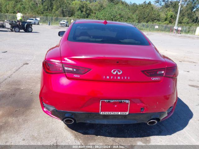 JN1FV7EL4JM630513 Infiniti Q60 3.0t Red Sport 400