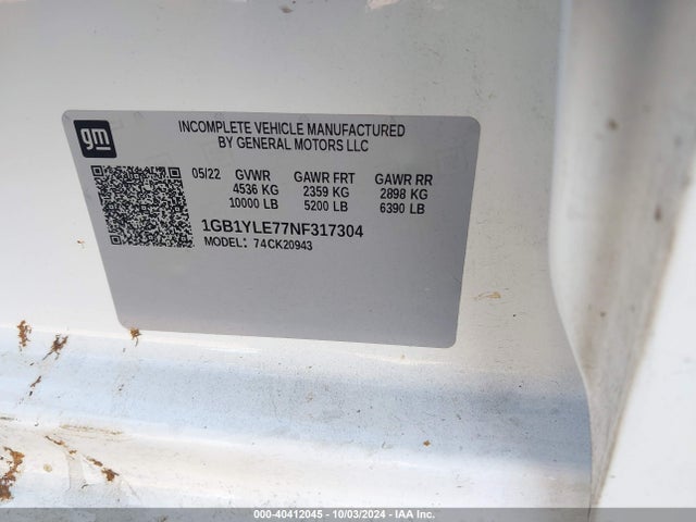 Chevrolet Silverado 2500hd 4wd  Long Bed Wt 2022 1GB1YLE77NF317304 Image 9