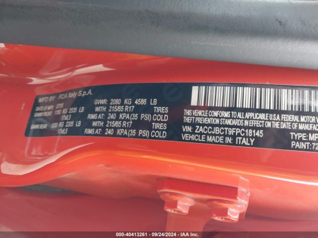 ZACCJBCT9FPC18145 Jeep Renegade Trailhawk