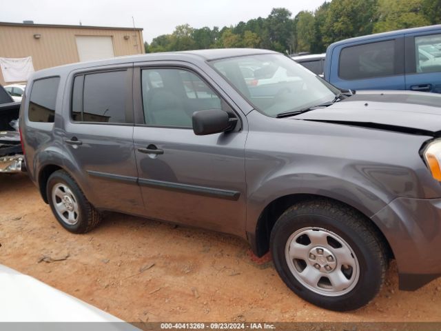5FNYF4H21FB075721 Honda PILOT LX