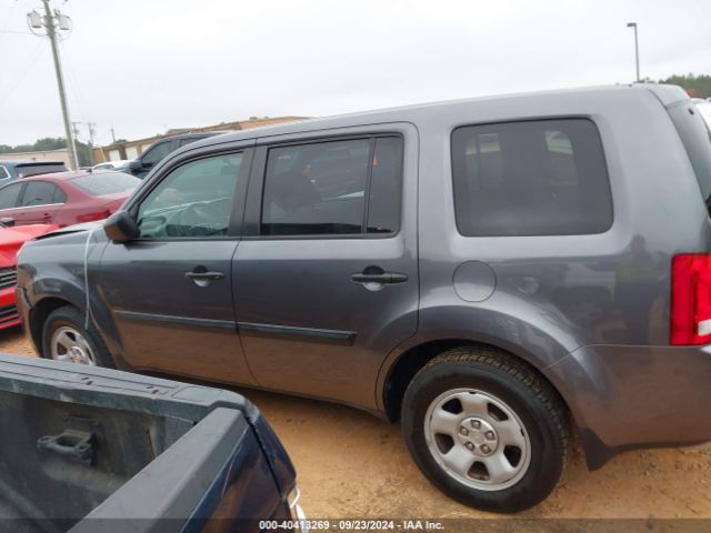5FNYF4H21FB075721 Honda PILOT LX