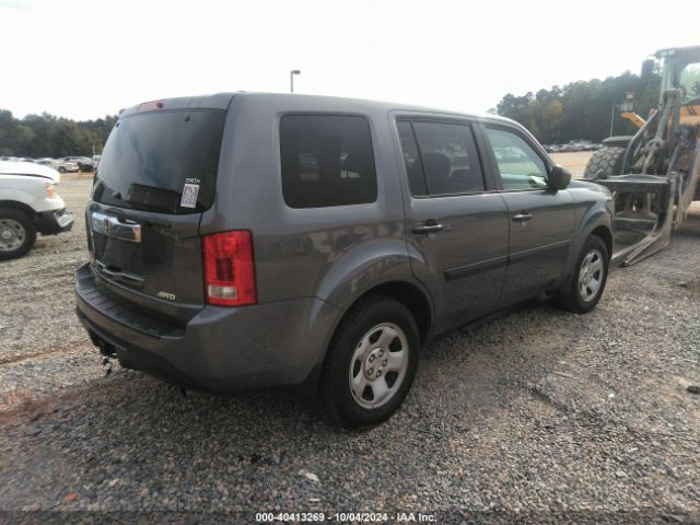 5FNYF4H21FB075721 Honda PILOT LX