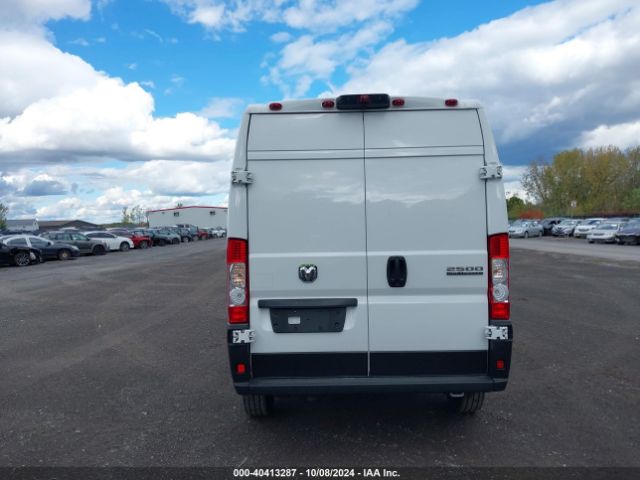 3C6LRVDG6PE545412 RAM Promaster 2500 High Roof 159 Wb