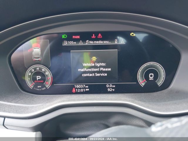 WAUFACF56PA016524 Audi A5 Sportback Premium Plus 45 Tfsi S Line Quattro S Tronic
