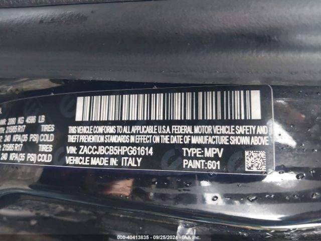 ZACCJBCB5HPG61614 Jeep Renegade Trailhawk 4x4