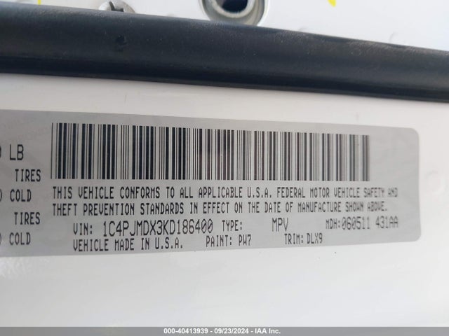 Jeep Cherokee Limited 4x4 2019 1C4PJMDX3KD186400 Image 9