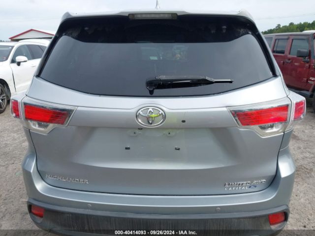 5TDDKRFH1FS193925 Toyota Highlander Limited V6