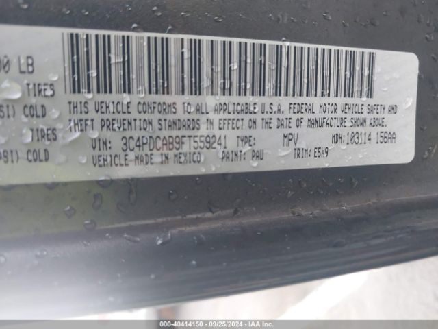 3C4PDCAB9FT559241 Dodge Journey American Value Pkg